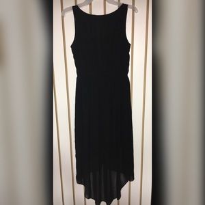 Black High Low dress with Elastic Waistband Medium